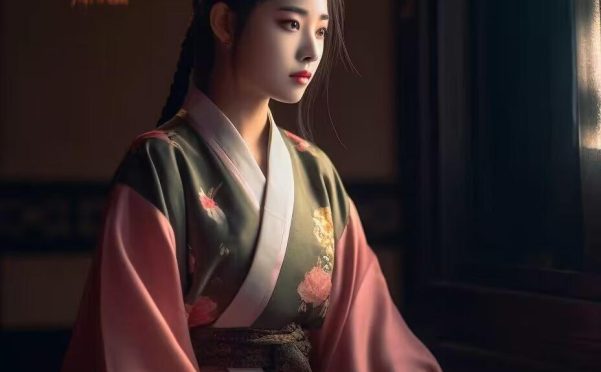 Midjourney关键词-AI生成中国风古装汉服美女人像提示关键词