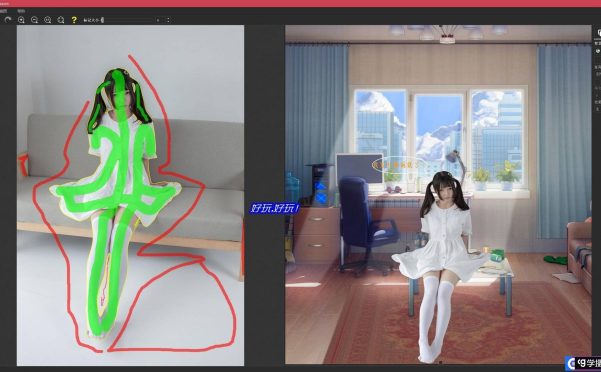 智能抠图PhotoScissors 6.1 便携版汉化版/英文版 (不需要学习简单抠图)