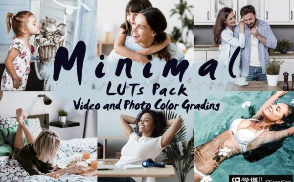 MINIMAL-用于视频和照片色彩分级的LUT Pack