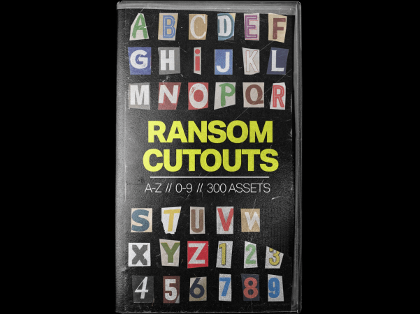 Tropic Colour – Cutout Letters & Numbers