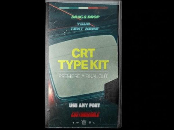 Tropic Colour – CRT TYPE KIT – Digital CRT FONT PLUGIN