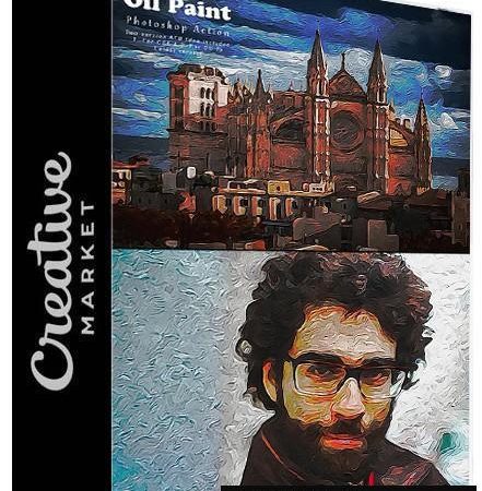 梵高油画PS汉化版动作 Van Gogh Oil Paint Photoshop Action
