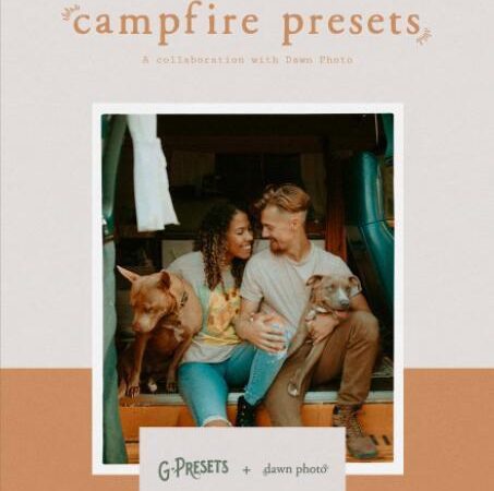 摄影师 Dawn 露营经典电影人像LR预设 G-Presets Collabs – Campfire Presets