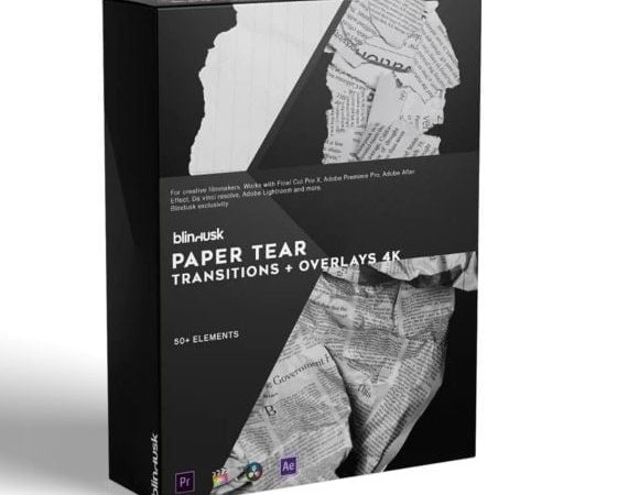Blindusk – Paper Tear Transitions & Overlays