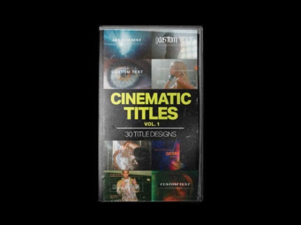 Tropic Colour 音乐视频电影标题运动模板标题 CINEMATIC TITLE PACK Vol.1