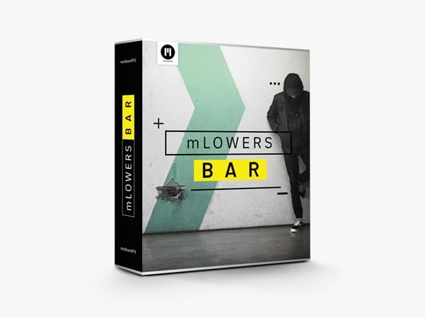 mLowers Bar FCPX 插件 - Final Cut Pro X 专用的 50 Bar Lower Thirds - MotionVFX