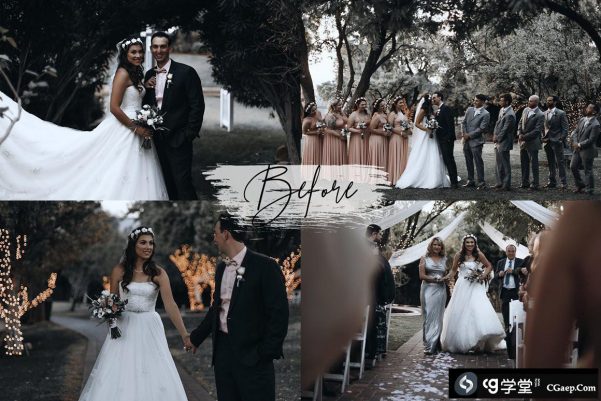 乡村电影婚礼人像Lightroom预设/移动lr预设 Rustic Wedding Lightroom Preset