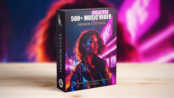 Videohive 49584853 500+ Cinematic Music Video LUTs Bundle