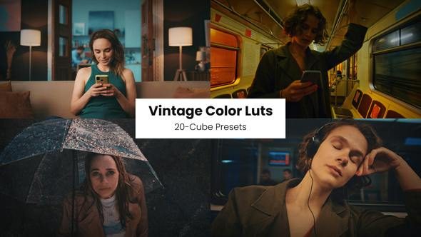 Videohive 50173345 Vintage Color LUTs