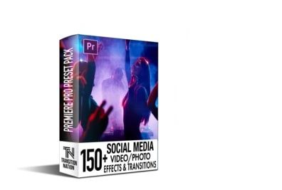 Transitionnation 150+社交媒体FX包 Premiere Pro转场插件合集 提升视频内容质量Social Media FX Pack