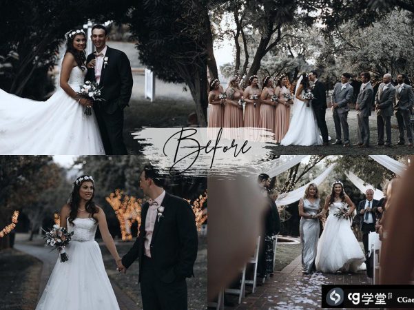 乡村电影婚礼人像Lightroom预设/移动lr预设 Rustic Wedding Lightroom Preset