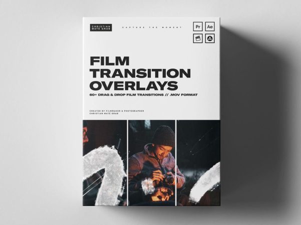 Christian Maté Grab 4k素材电影胶片转场叠加Film Transition Overlays for Premiere Pro & Final Cut Pro X