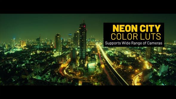 Videohive 38884413 Neon City LUTs
