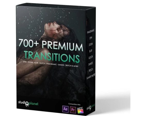 1500+ Premium Transitions StudioPlanet for Final Cut, Premiere Pro