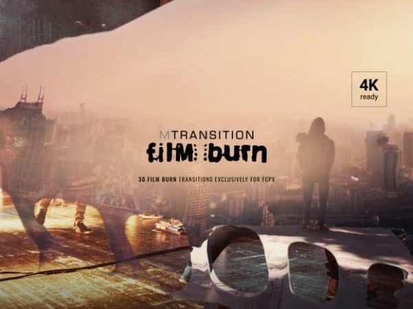 MotionVFX mTransition Film Burn FCPX Plugin