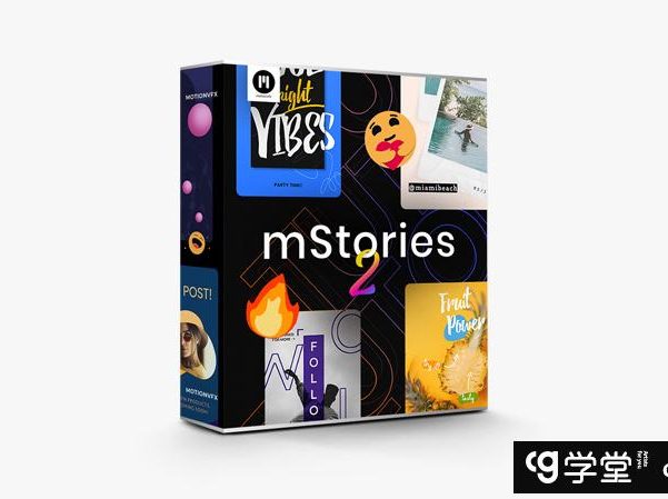 MotionVFX – mStories 2 Final Cut Pro X Plugin - Over 60 Social Media Stories Presets Exclusively For FCPX