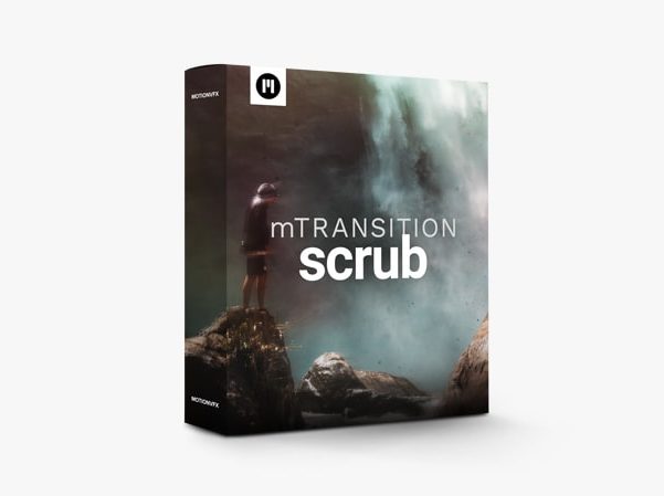 MotionVFX mTransition Scrub终极转场工具：30种FCPX动态擦洗特效