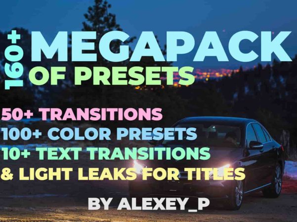 [Special] 160+ MegaPack – Premiere Pro Preset | Motionarray 119919
