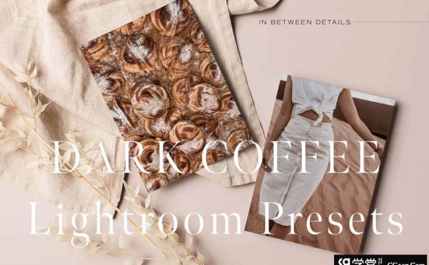 黑咖啡焦糖色调调色LR预设/APP滤镜 Dark Coffee Lightroom Presets