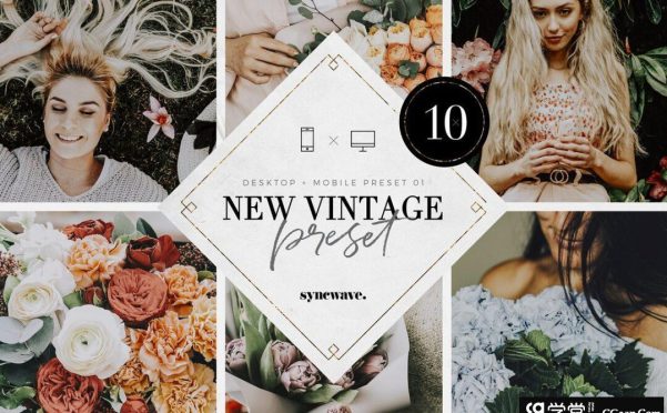 复古胶片婚礼人像焦糖风LR预设/APP预设New Vintage Lightroom Preset