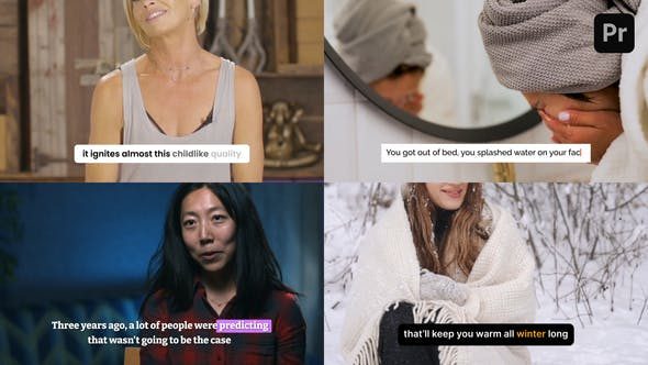 Videohive 51070772 Subtitles & Captions