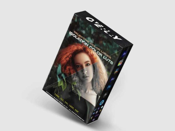 OverlayFX隔离颜色LUT包 20款选择性色彩突出视频调色预设