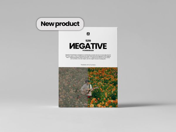 Negative Powergrade 多品牌相机兼容柯达5219胶片模拟预设 Loris Marie达芬奇调色节点专业电影LUT
