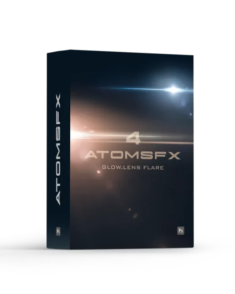 AtomsFX电影镜头光晕素材包 34个光晕JPEG叠加+30个PS笔刷+动作 人像商业摄影特效Presetcurator - AtomsFX 4 Glow & Cinematic Lens Flares Overlays + Brushes