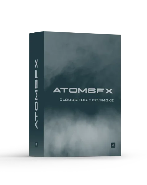 AtomsFx云雾烟雾尘埃素材包 50个JPEG叠加层+PS笔刷 电影感氛围营造后期合成素材 Presetcurator - AtomsFx Cloud Fog Smoke & Dust Overlays + Brushes