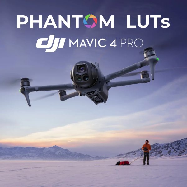 Phantom LUTs Mavic 4 Pro专业电影调色LUT预设包 含ARRI色彩模拟与6款胶片风格 专为DLog素材优化 Cinematic LUTs for DJI Mavic 4 Pro