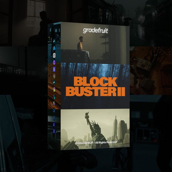 电影大片LUT预设16款.cube .drx .dng高饱和动态色调PR/达芬奇调色GradeFruit - Blockbuster V2 LUTs & LR Presets