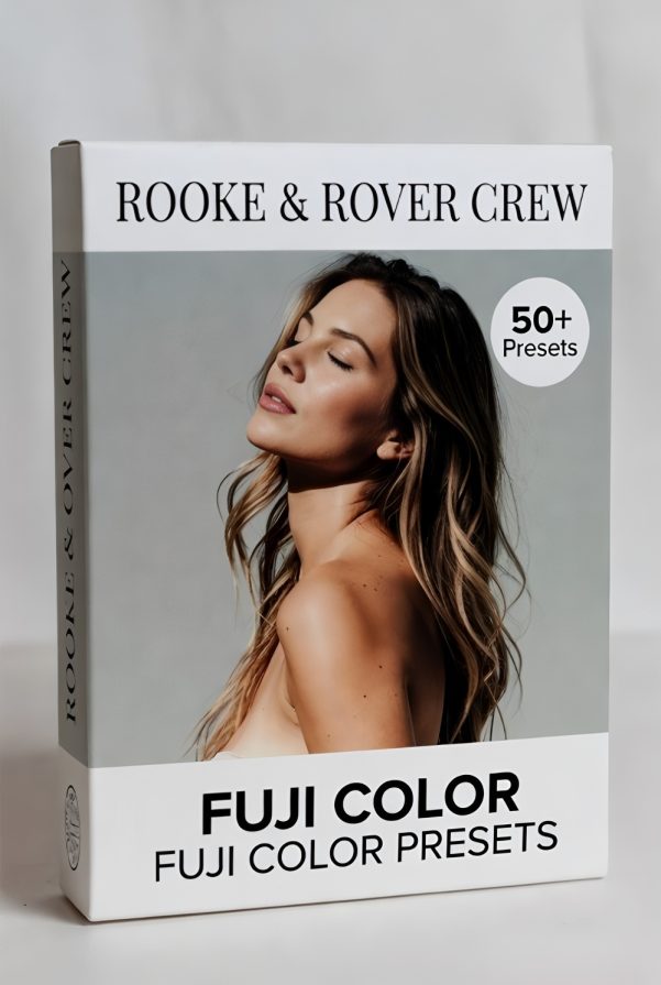富士胶片色彩Lightroom预设Rooke & Rover经典胶片色调模拟自然肤色婚礼人像摄影