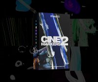 电影感动态特效素材 4K视频转场背景AE/PR/FCPX达芬奇模板 笔刷刮痕熔融特效+音效剪辑包 AcidBite Cinemarkers 2