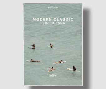 Envijon Modern Classic现代经典照片包 8款柔和色调预设+6款电影边框+颗粒锐化工具 Modern Classic Photo Pack