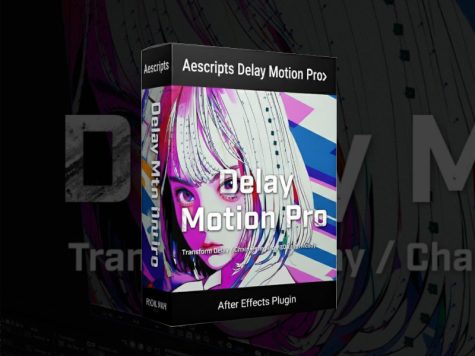 AE脚本插件 二次延迟动画工具 Delay Motion Pro 防漂移稳定父级 角色MG动画绑定表达式 Aescripts - Delay Motion Pro v1.1