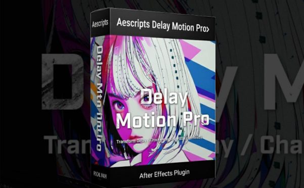 AE脚本插件 二次延迟动画工具 Delay Motion Pro 防漂移稳定父级 角色MG动画绑定表达式 Aescripts - Delay Motion Pro v1.1