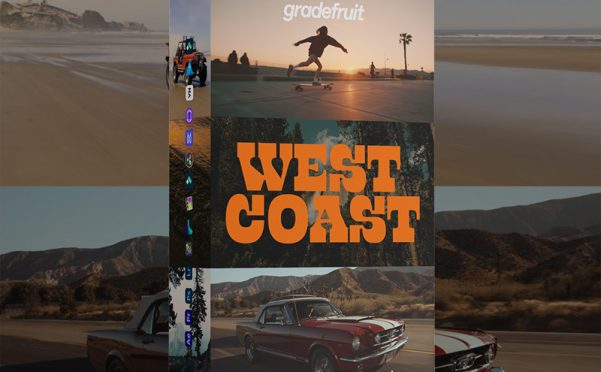 GradeFruit西海岸电影感LUTs & LR预设包 14款温暖色调阳光沙滩 手机电脑PR/达芬奇通用