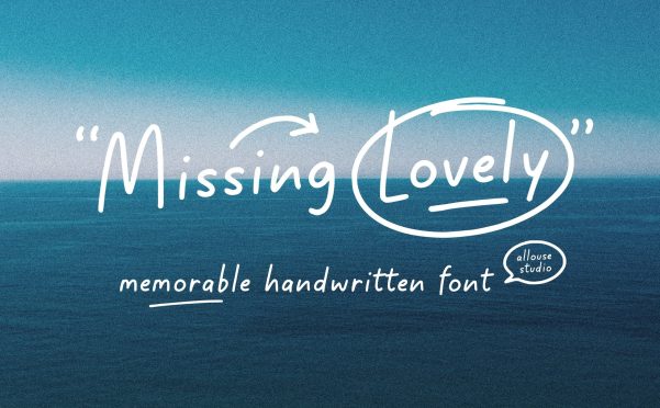 Missing Lovely可爱手写字体 多语言支持品牌包装设计 OTF/TTF/WOFF格式 温暖个性风格 AL - Missing Lovely