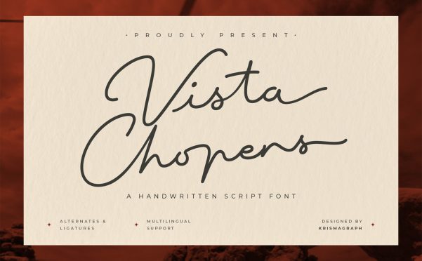 Bentang Rogu Font 手写字体