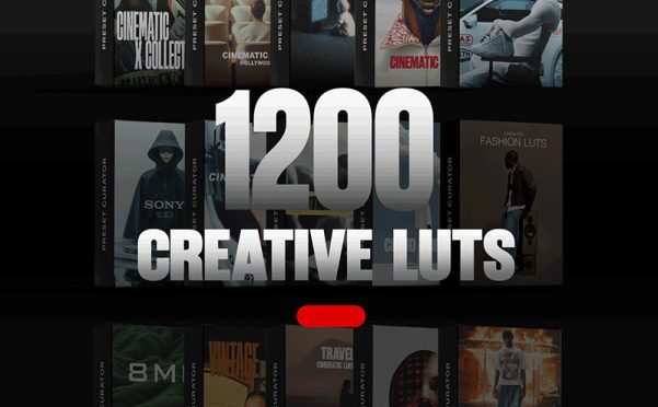 电影感创意LUT预设大师包 1200+款风格化调色LUT .cube文件 达芬奇PR/FCXP/AE通用