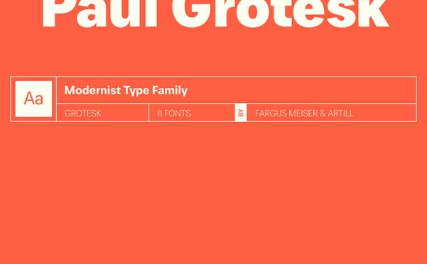 Paul Grotesk 现代圆润怪诞字体家族 数字网页UI杂志包装多场景适用OTF/TTF英文字体 Paul Grotesk Font Family