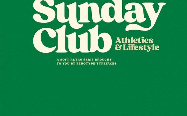 Sunday Club复古怀旧英文字体 110+替代字符含多种连字 品牌餐饮菜单咖啡馆标题设计 MyFonts - Sunday Club Font