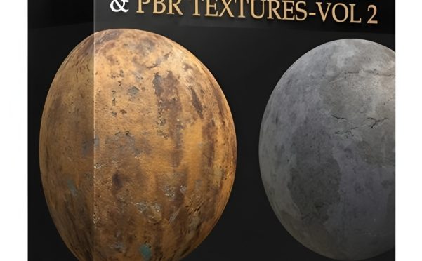 20组混凝土智能材质与4K PBR纹理包 第2卷 Substance Painter专用 高端游戏场景材质