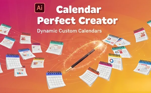 Calendar Perfect Creator v4 - 动态自定义日历(Illustrator Script)