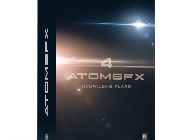 AtomsFX电影镜头光晕素材包 34个光晕JPEG叠加+30个PS笔刷+动作 人像商业摄影特效Presetcurator - AtomsFX 4 Glow & Cinematic Lens Flares Overlays + Brushes