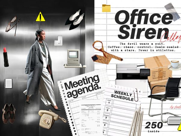 职场风拼贴素材包 PNG免抠贴纸 Office Siren Collage Pack