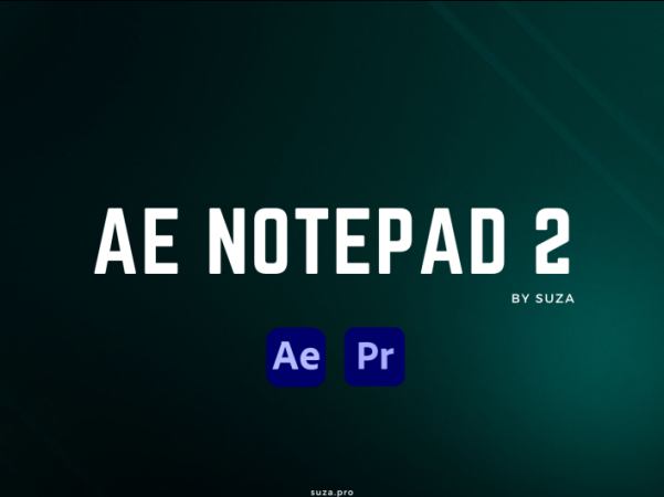AE Notepad笔记管理插件After Effects工作区内置便签工具项目任务效率插件Aescripts - AE Notepad v2.1.2