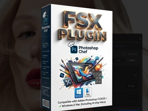 Photoshop FSX频率分离专业插件 v1.0 智能修图工具 重新定义现代人像商业精修流程 WIN/MacOS 版