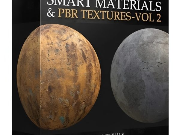 20组混凝土智能材质与4K PBR纹理包 第2卷 Substance Painter专用 高端游戏场景材质