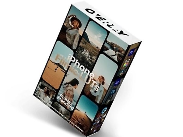 iPhone电影感LUT调色预设包 20个ProRes标准CUBE格式 手机视频剪辑PR/FCPX/达芬奇通用 OverlayFX - iPhone Filmic LUTs - ProRes & Standard Pack